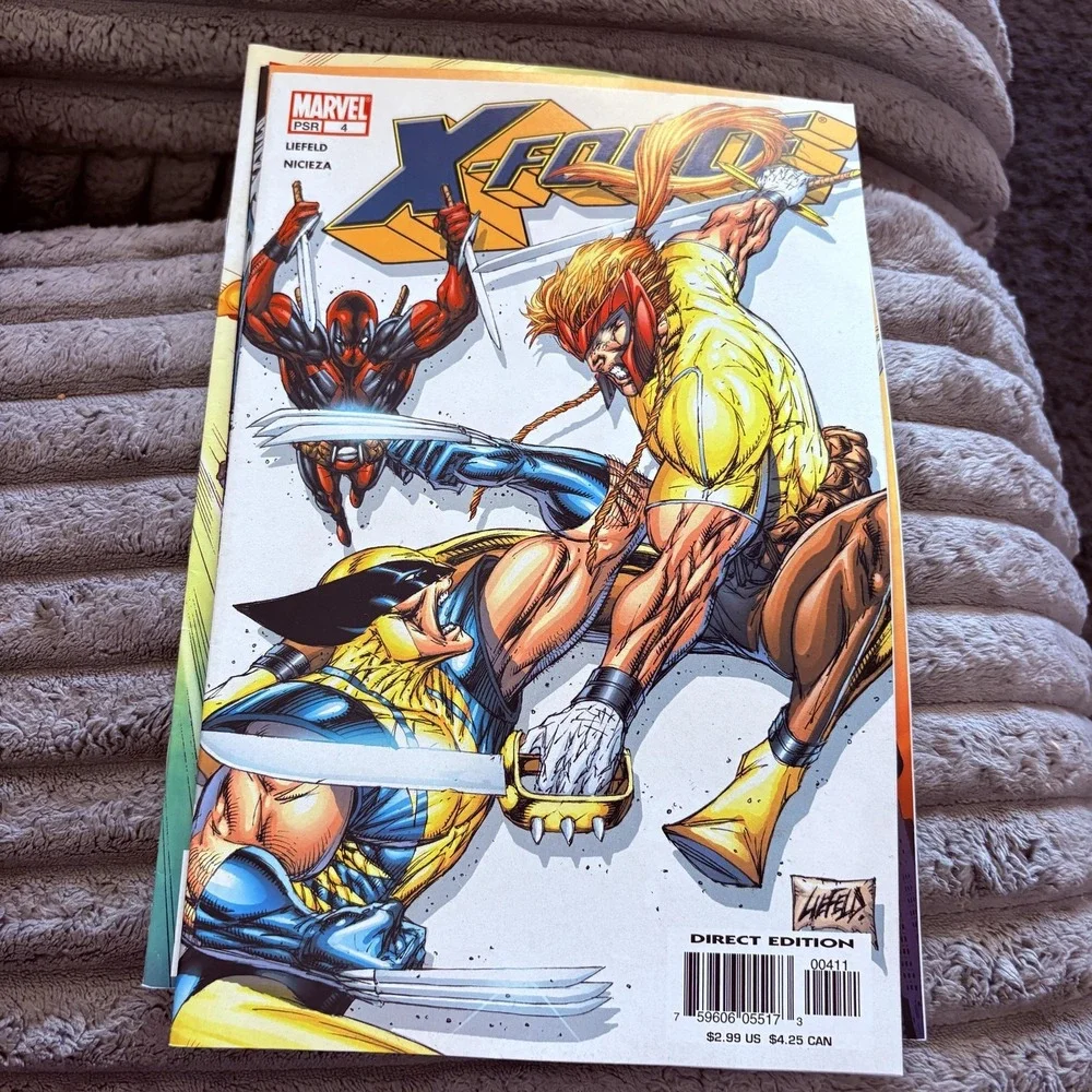 Marvel Comics Superhero Lot 8 Thor Iron Man X-Force Spider-Man Conan Avengers